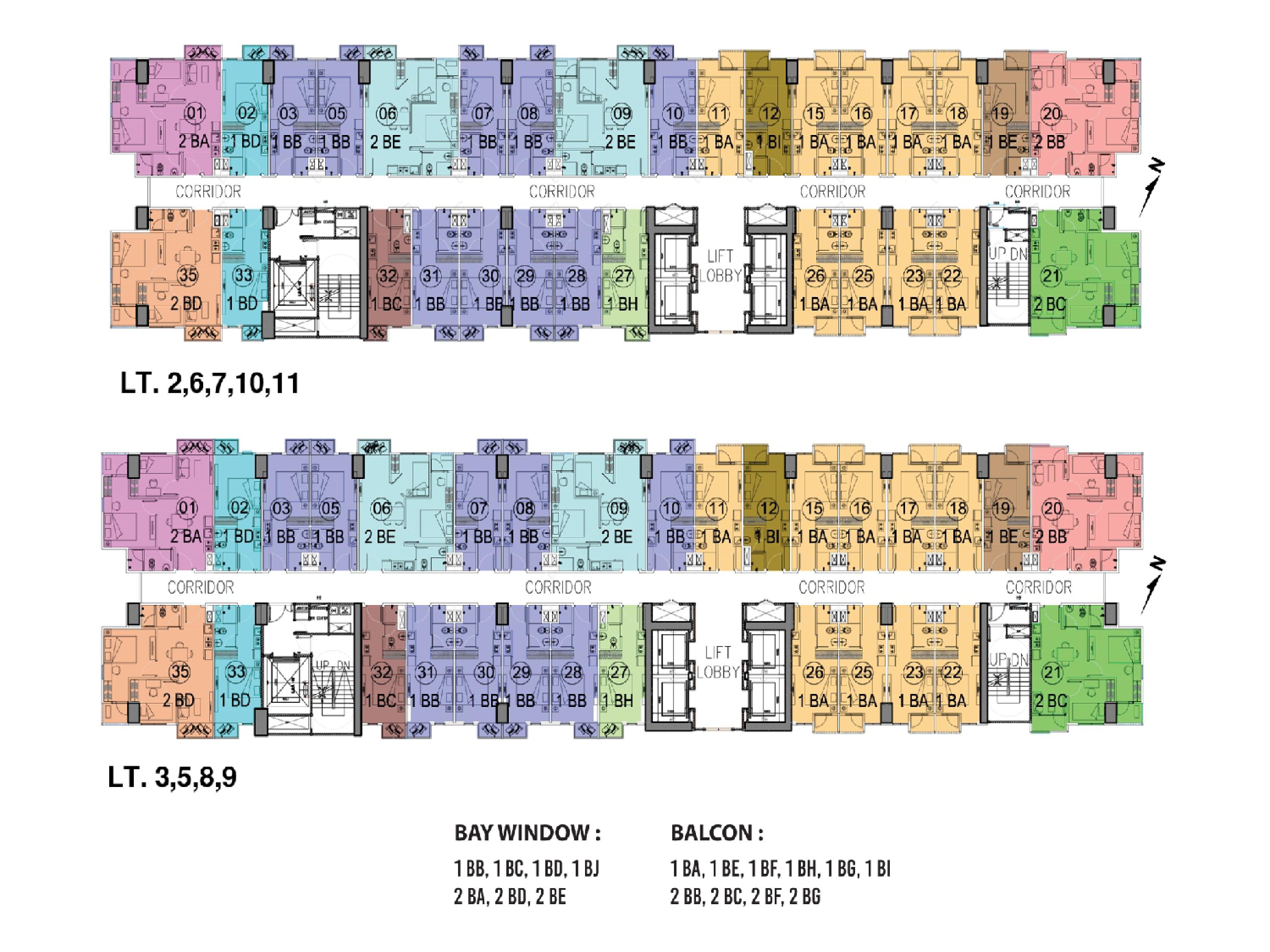 Pakuwon Residences Bekasi Amor Tower Building Section