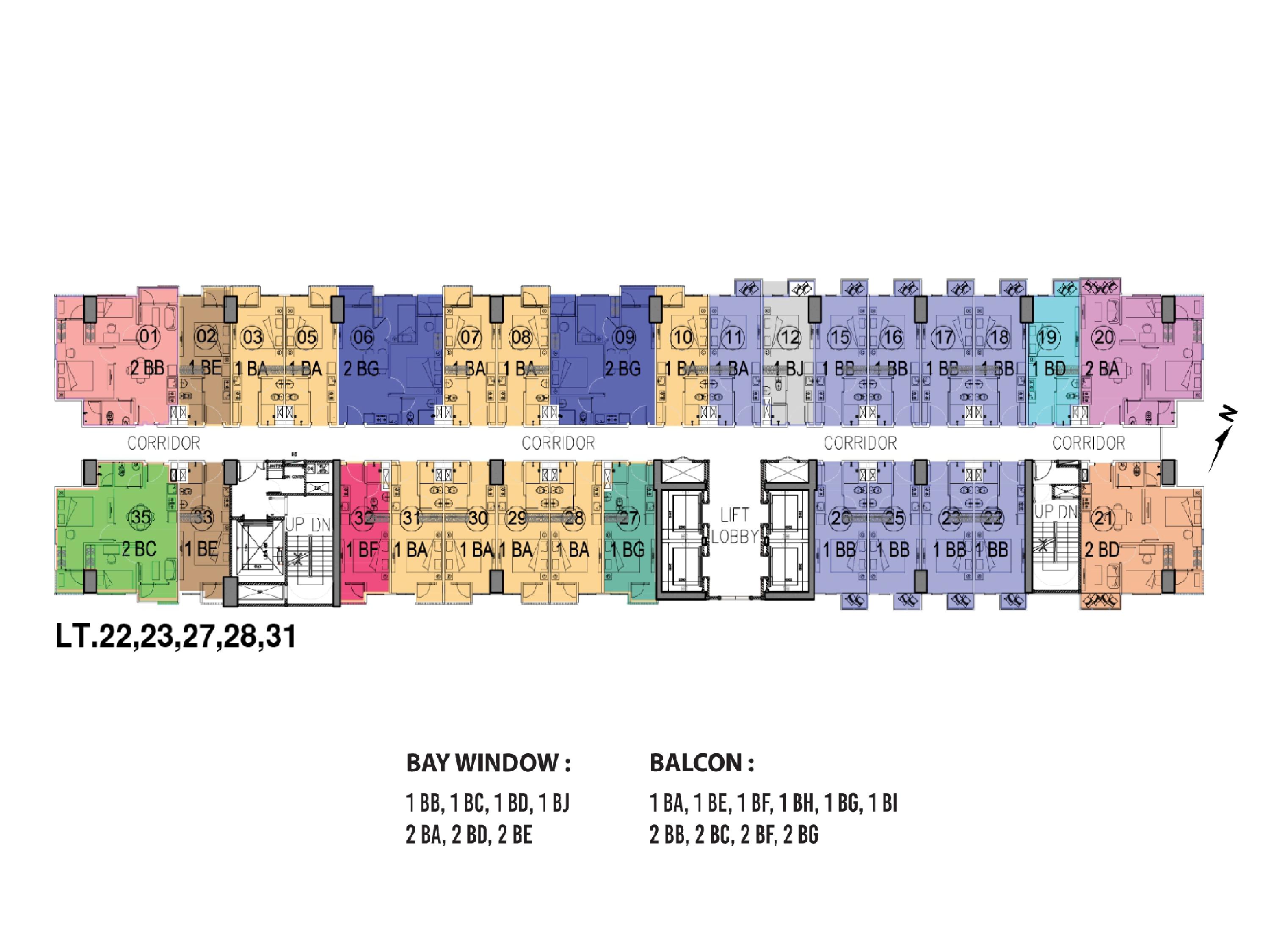 Pakuwon Residences Bekasi Amor Tower Building Section