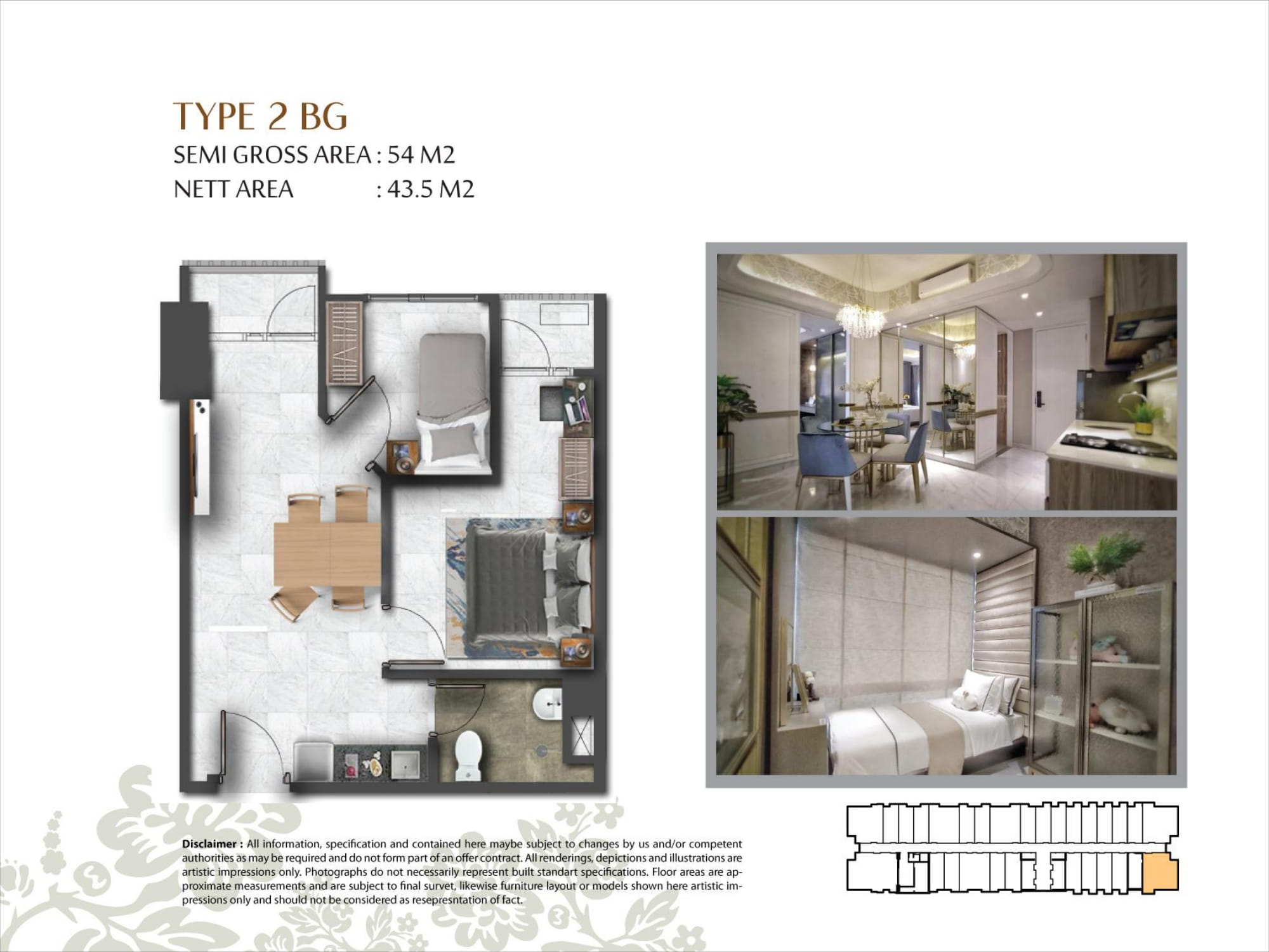 Pakuwon Residence Bekasi Type 2 BG