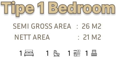 Pakuwon Residence Bekasi Type 1 BF